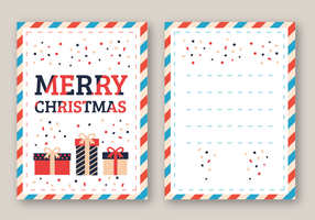 Free Merry Christmas Card Vector