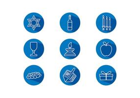 Shabbat Icon Free Vector