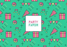 Party Favor Background vector