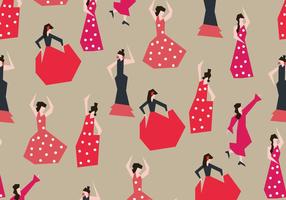 Flamencas bailarina vector