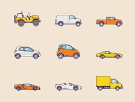 Free Vehicle Icons vector