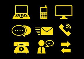 Free Comunication Icons Vector