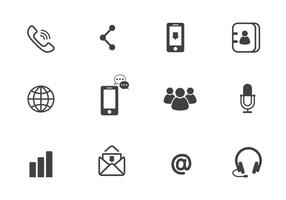 Communication Vector Icons