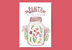 Tarjeta de Navidad gratis vector