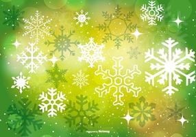 Beautiful Green Christmas Background vector
