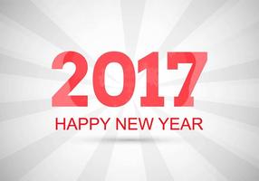 Free Vector New Year 2017 Background