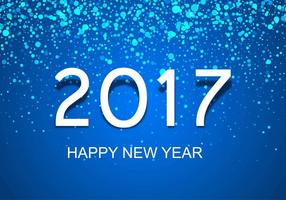 Free Vector New Year 2017 Background