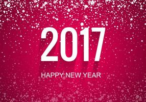 Free Vector New Year 2017 Background