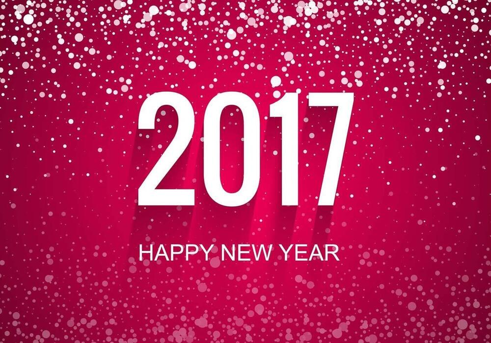 Free Vector New Year 2017 Background 133148 Vector Art at Vecteezy