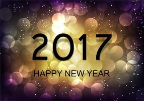 Free Vector New Year 2017 Background