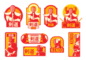 Etiquetas del vector de Kendo