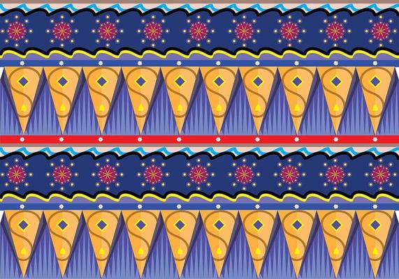 Gipsy Pattern Vector Art