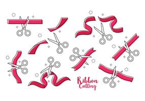 Free Ribbon Cutting Vector
