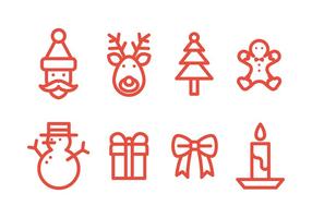 Free Christmas Icons Vector