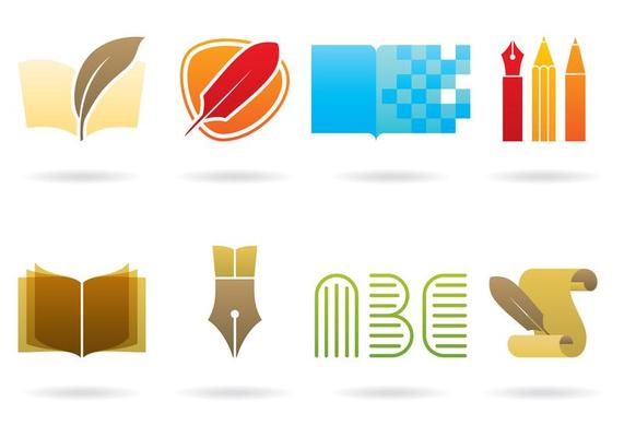 Writing And Library Logos