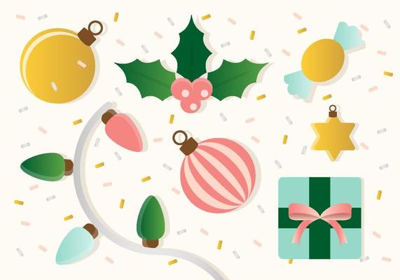 Free Christmas Vector Ornaments