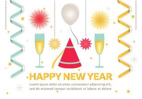 Happy New Year Vector Background