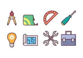 Free Architect and Construction Icons vector