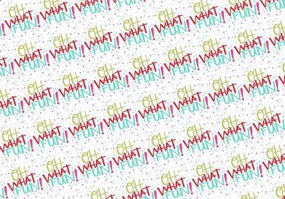 Oh What Fun Repeating Pattern