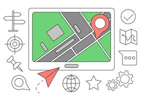 Free Navigation Icons vector