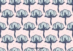 Cotton Flower Pattern vector