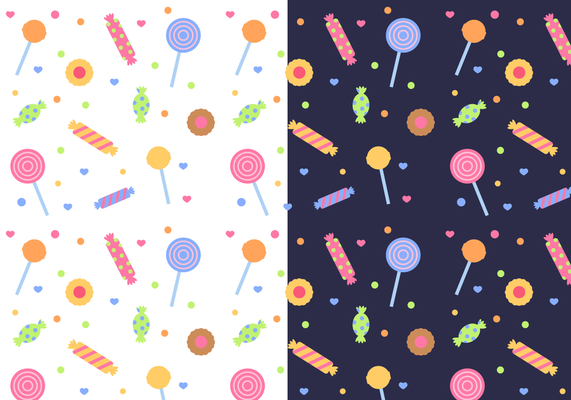 Free Candy Pattern Vector