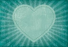 Grunge Heart Background vector