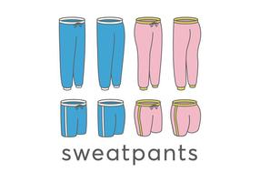 Sweatpants vectors