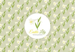 Free Easter Lily Vector Pattern