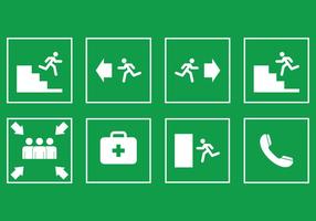 Emergency Exit Sign vector