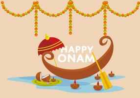 Free Happy Onam Vector Illustrator