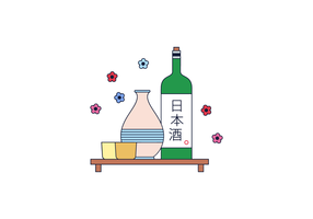 Free Sake Vector