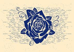 Vector Rose Stencil