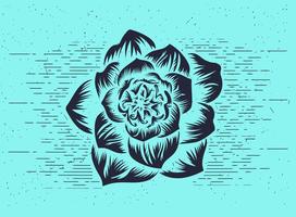 Vector Flower Stencil