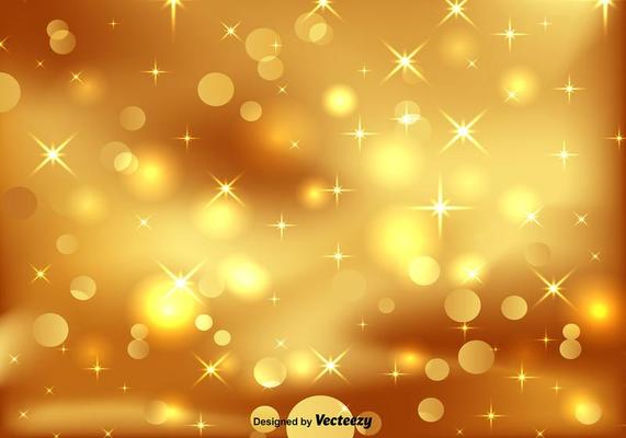 Golden Bokeh Background