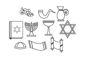 Vector libre de Shabbat