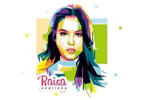 Hermosa Chica - Raisa Andriana - WPAP vector