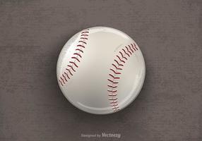 Ilustración vectorial dibujado libre de béisbol vector