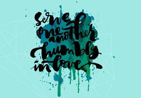 Drippy Inky Quote vector