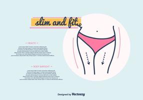 Slim And Fit Vector