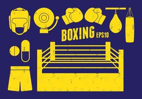 Boxing Icons vector
