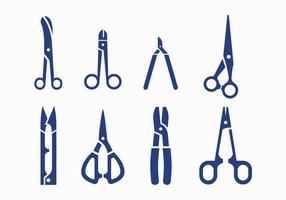 Scissors vector icons