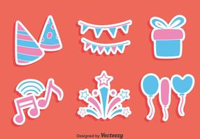 Party Decoration Element Vector