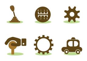 Car Elements Vector Set