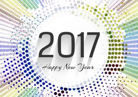 Free Vector New Year 2017 Background