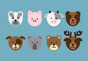 Animal Head Icon Vector