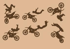 Dirt Bikes Vector Libre