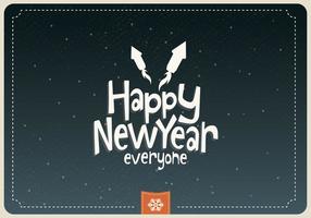 Happy New Year Everyone Vector