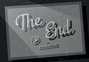 The End Credits Vector