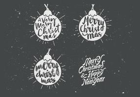 Chalkboard Ornament Collection Vector